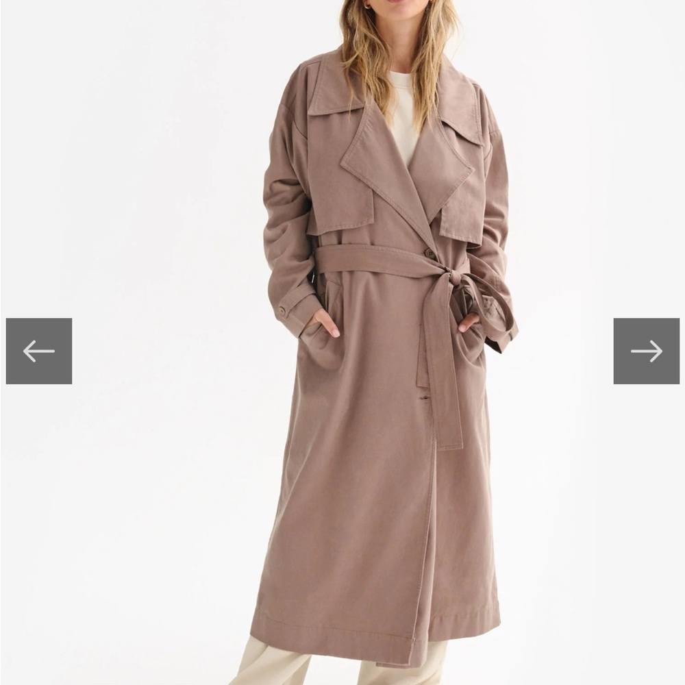 MATE the Label Tencel Twill Trench Coat